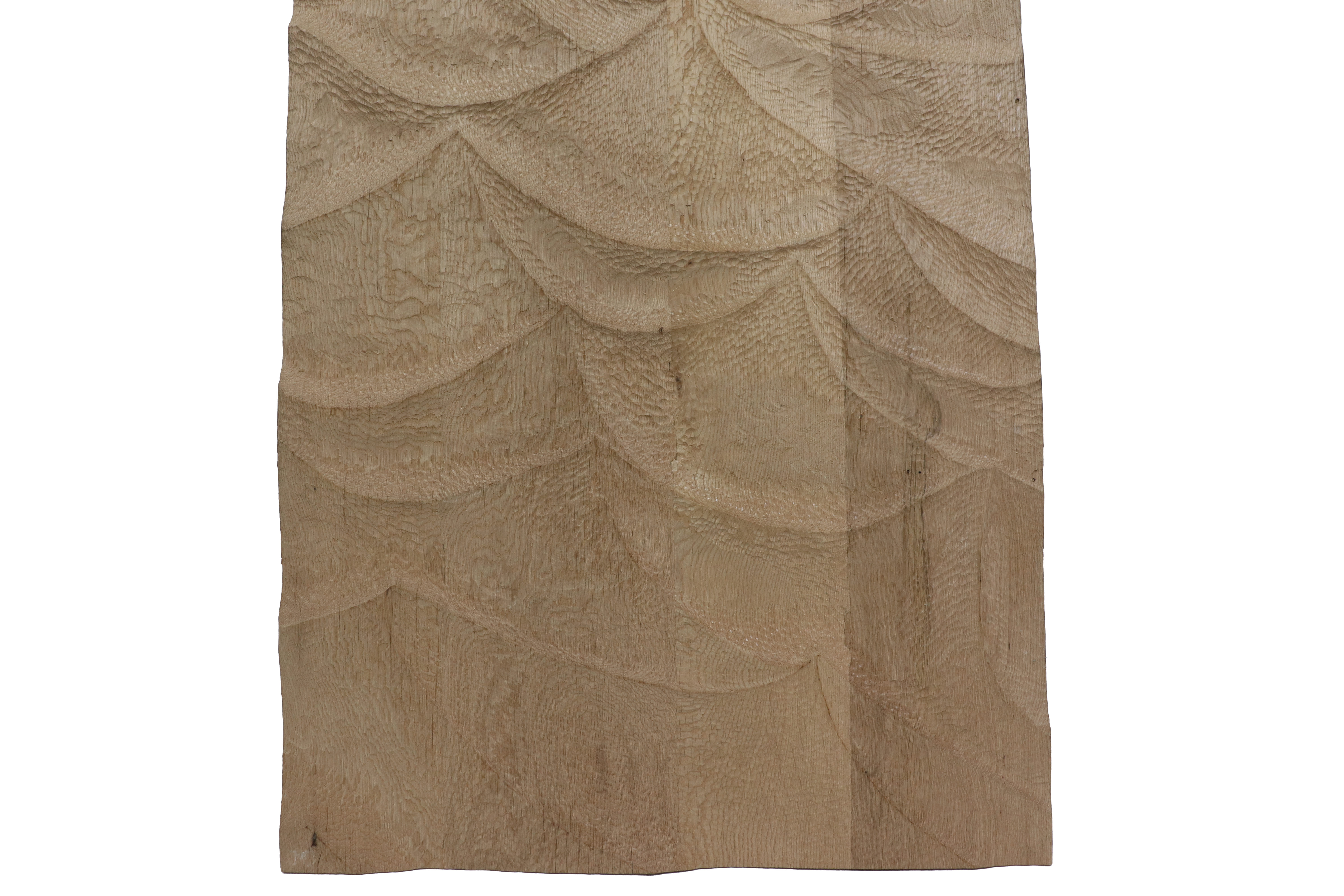 image of wood carved like waves